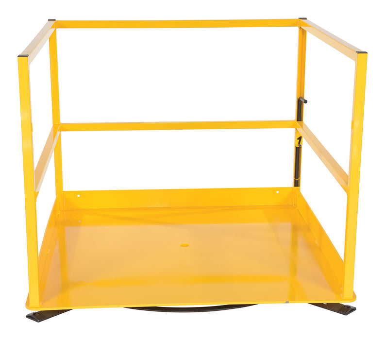 Vestil MEZZ-R5-4848 steel rotating mezzanine safety gate system - view 3