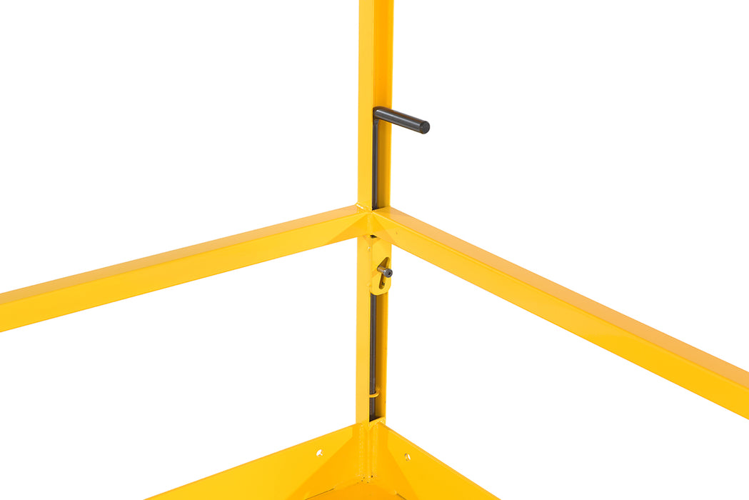 Vestil MEZZ-R5-4848 steel rotating mezzanine safety gate system - view 7