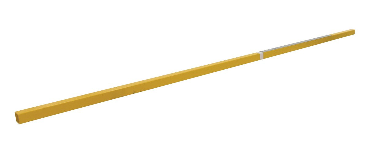 Vestil MG-R-6 Steel Modular Guard Railing Section 80 in. x 2-1/2 in. x 2-1/2 in. Yellow