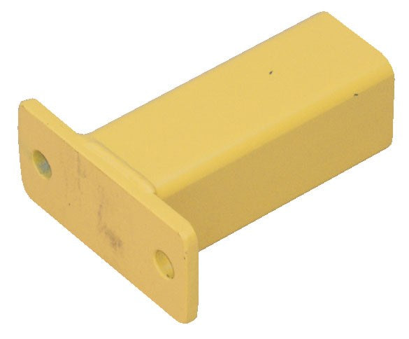Vestil MG-WP-A Steel Modular Guard Wall Mount for Inner Post Tubing Option 6-7/8 in. x 3 in. x 6 in. Yellow