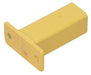Vestil MG-WP-A Steel Modular Guard Wall Mount for Inner Post Tubing Option 6-7/8 in. x 3 in. x 6 in. Yellow