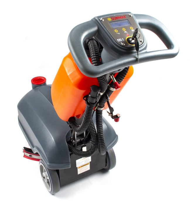 SANITMAX RT15 14" Commercial Compact Floor Scrubber Machine, 14500 sqft/h, 4-Gal Sewage Tank, Efficient... - View 22