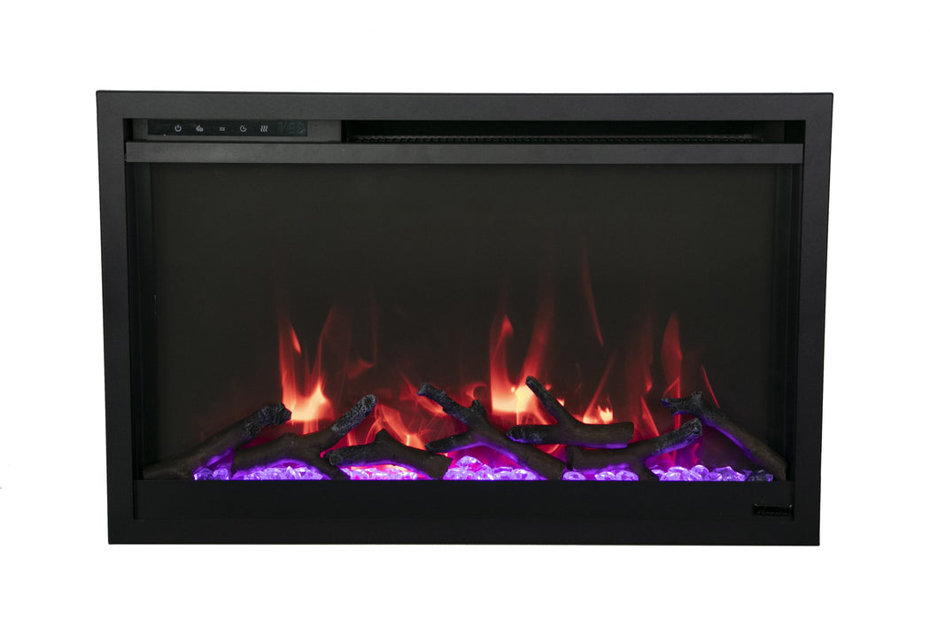 30" Electric Fireplace CLASSIC-SLIM-30 - angle view