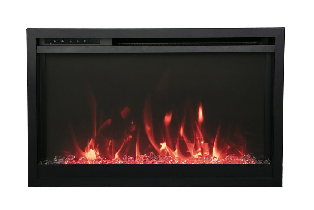 33" Electric Fireplace CLASSIC-SLIM-33 - side view