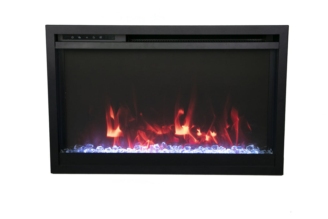 26" Electric Fireplace CLASSIC-SLIM-26 - detail close-up