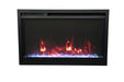 30" Electric Fireplace CLASSIC-SLIM-30 - detail close-up