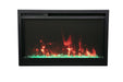 26" Electric Fireplace CLASSIC-SLIM-26 - back view