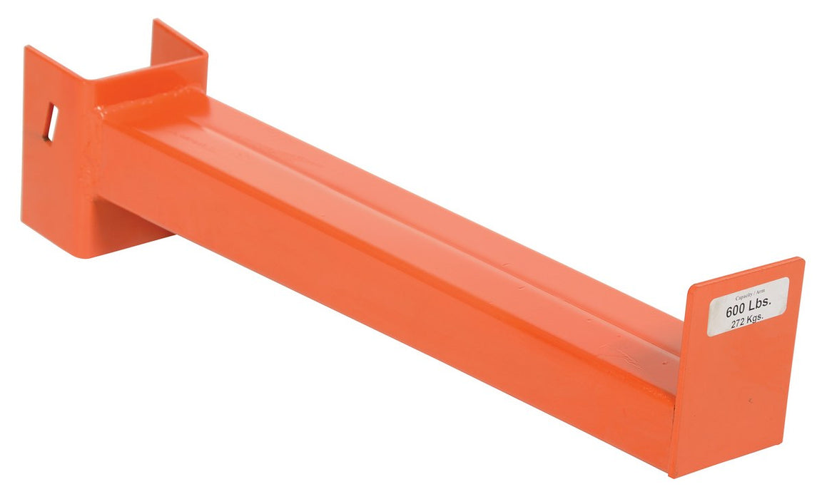 Vestil MIA-C-24 Steel Medium Duty Cantilever 10 Degree Incline Arm 24 in. 600 lb. Capacity Orange
