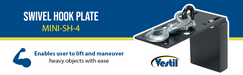 Vestil MINI-SH-4 swivel hook plate feature overview 1