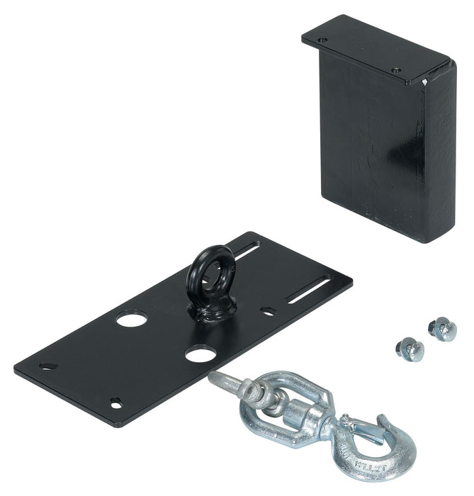 Vestil MINI-SH-7 Swivel Hook Plate 21-9/16 in. x 8 in. x 19-1/8 in. 1,500 lb. Capacity For Mini Cable Hoist Black