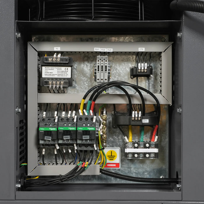 10HP Combined Rotary Screw Air Compressor with Dryer & 66-Gal ASME Tank | 32 CFM,  116 PSI,  230V 3-Phase - Industrial Grade