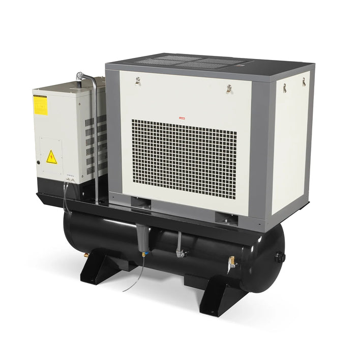 15HP Combined Rotary Screw Air Compressor with Dryer & 105-Gal ASME Ta — view 22