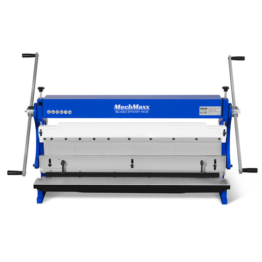 40-inch 3-in-1 Pan and Box Brake – Slip Roll, Shear, Bending Machine for Sheet Metal, 20 Gauge Mild Steel, Adjustable Fingers, Heavy Duty, Metalworking, Fabrication, Rolling, Bending MMCB4020