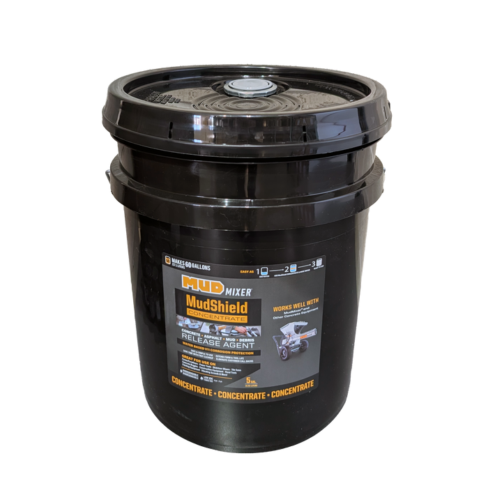 MudShield concrete release agent, 5 gallon concentrate pail