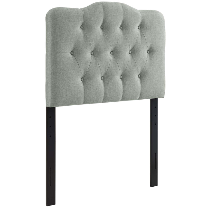 Annabel Diamond Tufted Upholstered Fabric Headboard