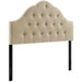 Modway Sovereign Upholstered Fabric Headboard Bedroom Furniture - View 21