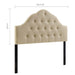 Modway Sovereign Upholstered Fabric Headboard Bedroom Furniture - View 24