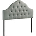Modway Sovereign Upholstered Fabric Headboard Bedroom Furniture - View 30
