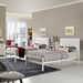Mia Fabric Bed - Modway \bedroom\beds & bed frames