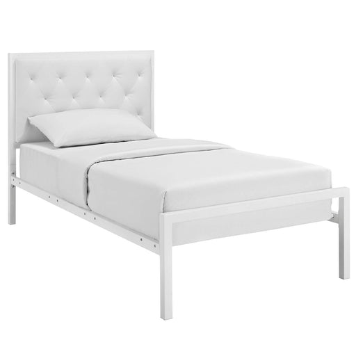 Mia Fabric Bed - alternate angle view