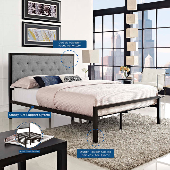 Mia Fabric Bed - view 22