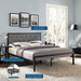 Mia Fabric Bed - view 38