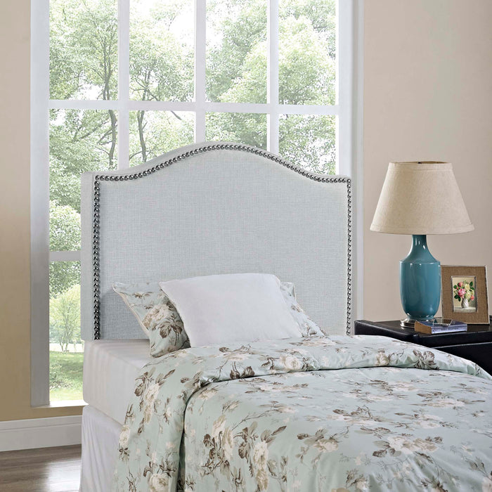 Curl Nailhead Upholstered Headboard