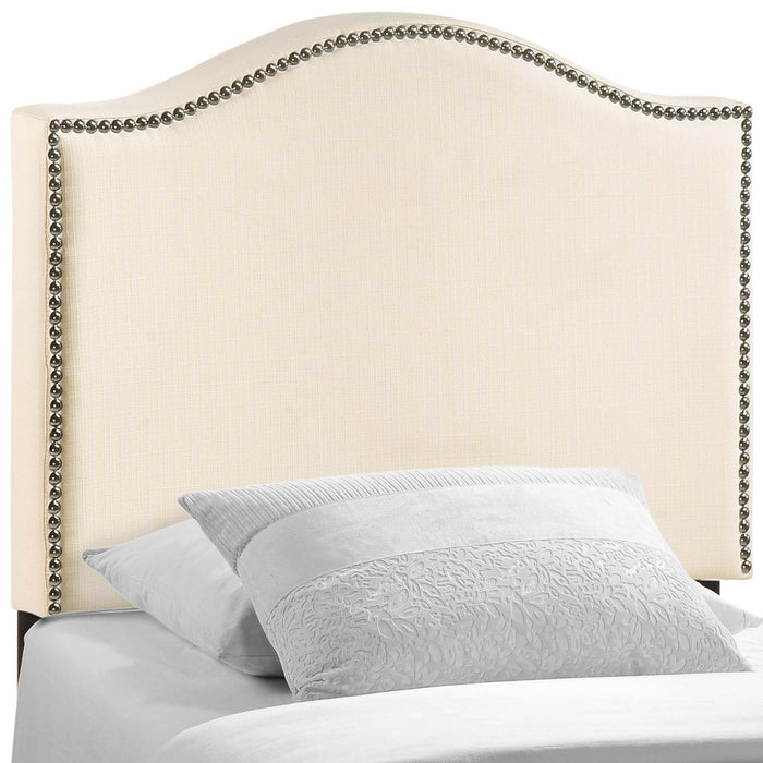 Curl Nailhead Upholstered Headboard