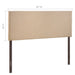 Modway Region Upholstered Headboard Bedroom Furniture in Black - Detail View