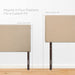 Modway Region Upholstered Headboard Bedroom Furniture - Close-Up