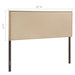 Modway Region Nailhead Upholstered Headboard Bedroom Furniture in Black - Detail View