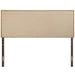Modway Region Nailhead Upholstered Headboard Bedroom Furniture - Dimensions
