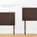 Modway Region Nailhead Upholstered Headboard Bedroom Furniture - View 36