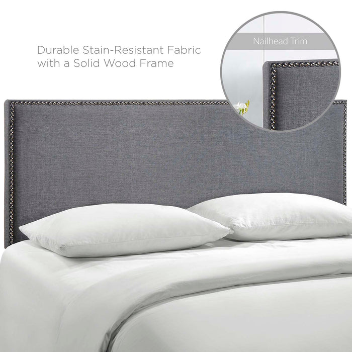 Modway Region Nailhead Upholstered Headboard Bedroom Furniture - Installation View