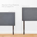 Modway Region Nailhead Upholstered Headboard Bedroom Furniture - View 10