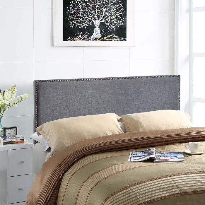 Modway Region Nailhead Upholstered Headboard Bedroom Furniture - Features