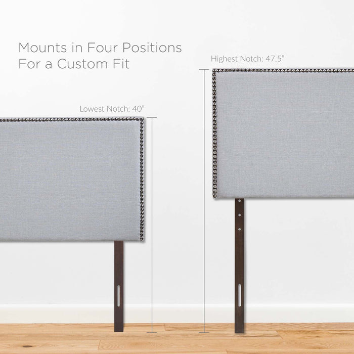 Modway Region Nailhead Upholstered Headboard Bedroom Furniture - View 54