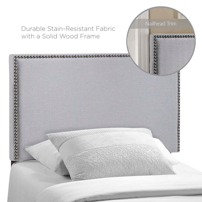 Modway Region Nailhead Upholstered Headboard Bedroom Furniture - View 29
