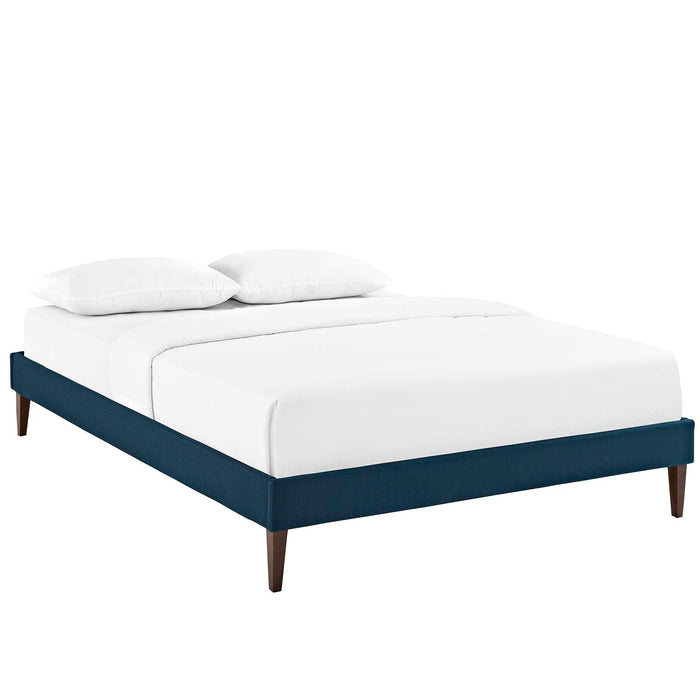 Sharon Fabric Bed Frame with Squared Tapered Legs