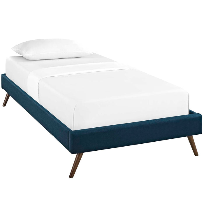 Helen Fabric Bed Frame with Round Splayed Legs