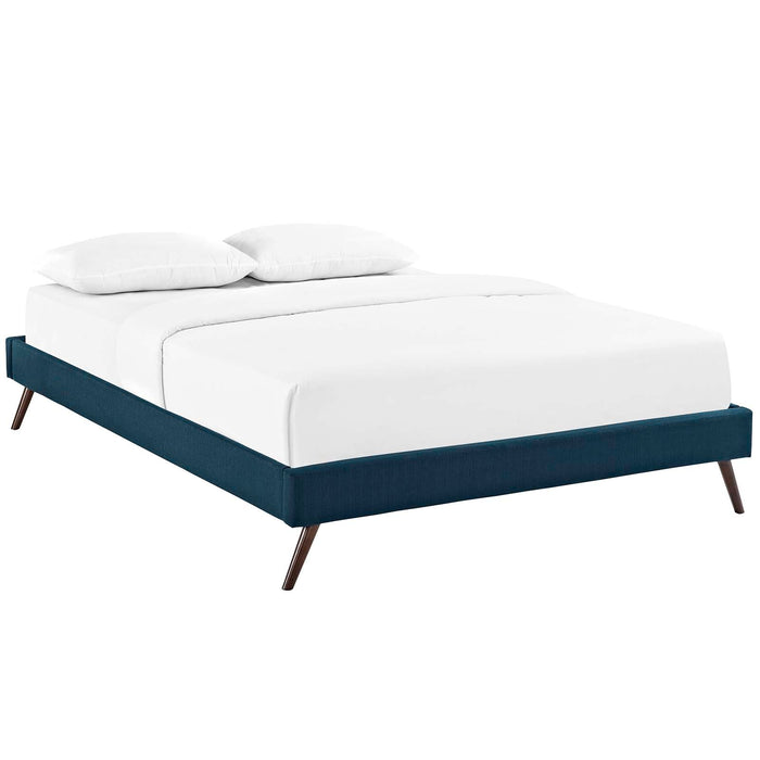 Helen Fabric Bed Frame with Round Splayed Legs