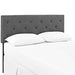 Modway Terisa Upholstered Fabric Headboard Bedroom Furniture in Blue