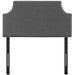 Modway Laura Upholstered Fabric Headboard Bedroom Furniture - View 12