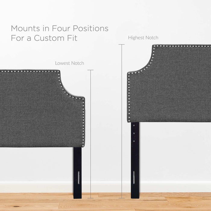Modway Laura Upholstered Fabric Headboard Bedroom Furniture - View 9