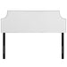 Modway Laura Upholstered Vinyl Headboard Bedroom Furniture in Black - Detail View