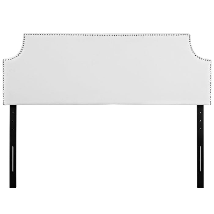 Modway Laura Upholstered Vinyl Headboard Bedroom Furniture - Dimensions