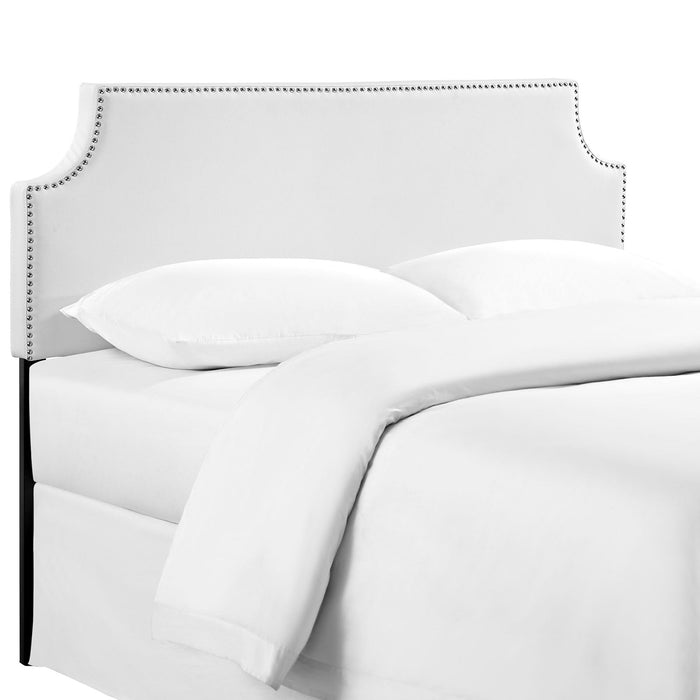 Modway Laura Upholstered Vinyl Headboard Bedroom Furniture - Lifestyle View