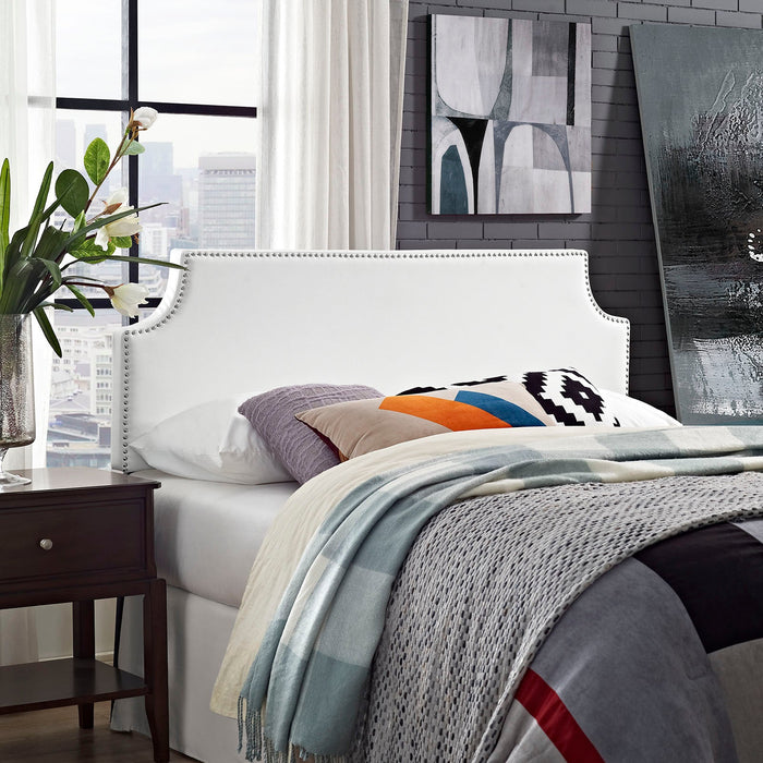 Modway Laura Upholstered Vinyl Headboard Bedroom Furniture - Close-Up