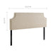 Modway Laura Upholstered Fabric Headboard Bedroom Furniture - Close-Up