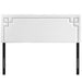 Modway Josie Upholstered Vinyl Headboard Bedroom Furniture in Black - Detail View